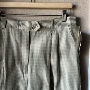 NWT HALEY Front Pleat Cuffed Trouser Pants